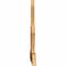 Ekena Millwork Richland Rough Sawn Timber Gable Bracket, Western Red Cedar, 60"W x 38"H x 2"D x 6"F, 15/12 Pitch GBW060X38X0206RIC00RWR - alternate 2